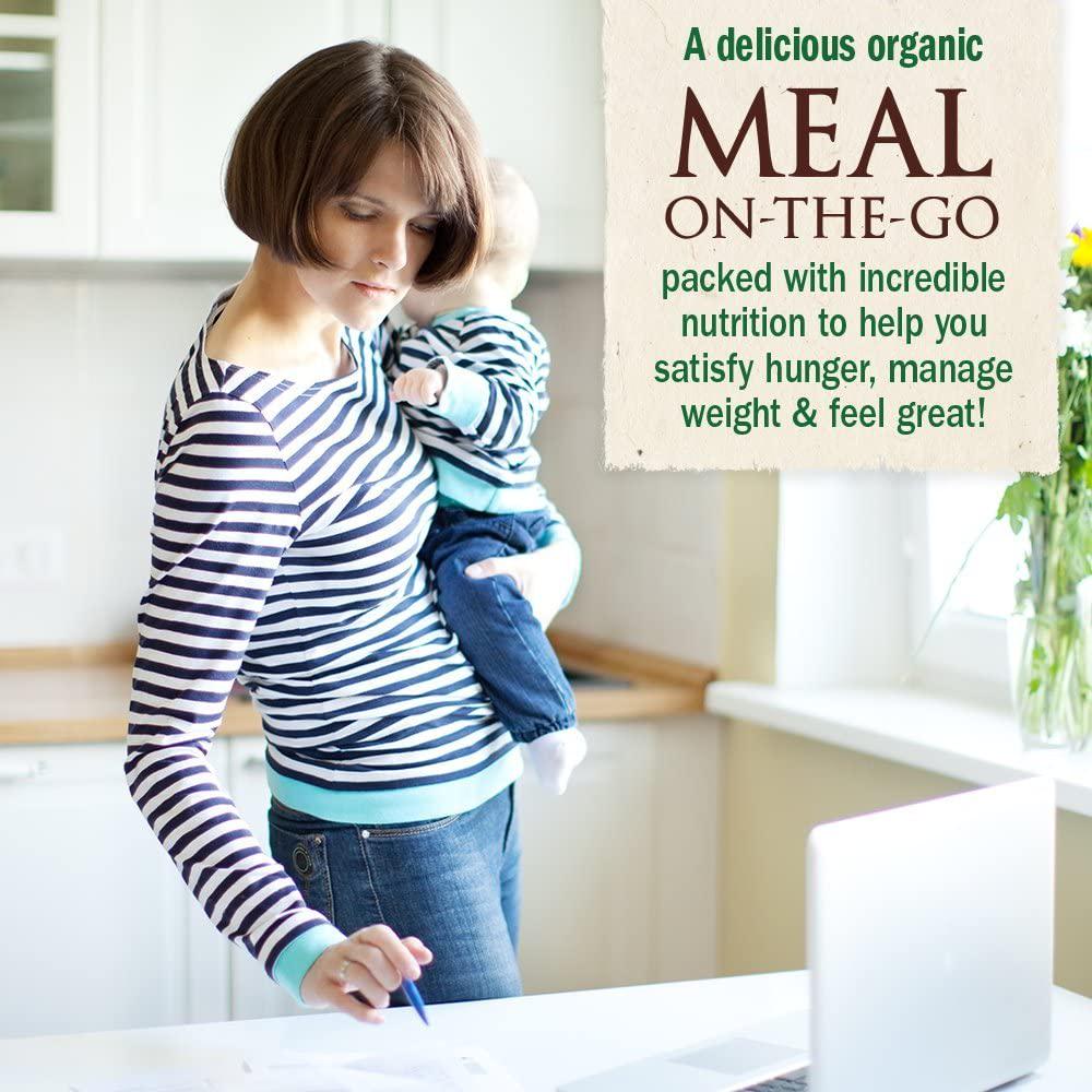 Garden of Life Raw Organic Meal Replacement Shakes - Chocolate Plant Based Vegan Protein Powder, Pea Protein, Sprouts, Greens, Probiotics, Dairy Free All in One Shake for Women and Men, 28 Servings