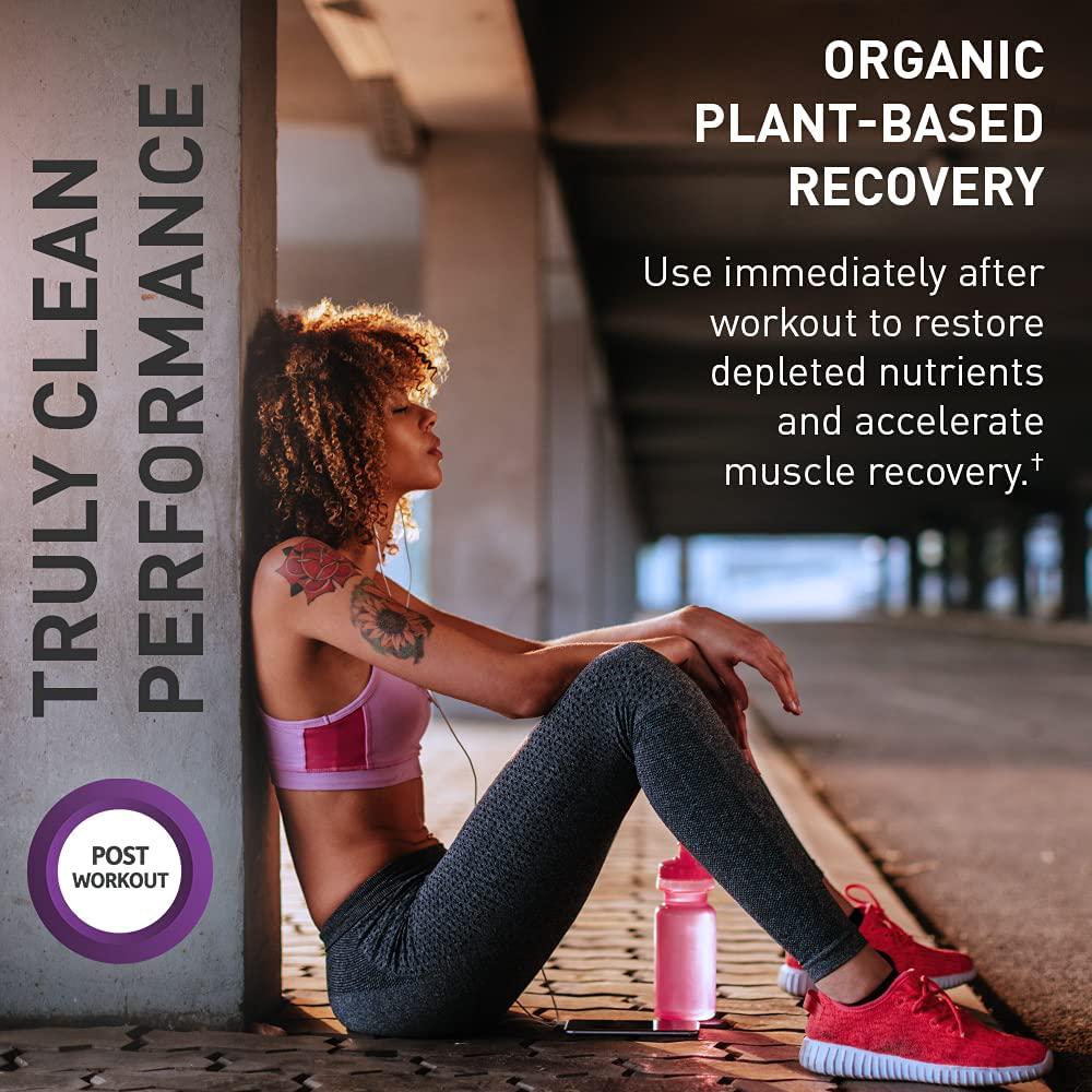 Garden of Life Sport Vegan Organic Plant Based Post Workout Muscle Recovery Powder for Men and Women - BlackBerry Lemonade 30 Servings, 100mg Magnesium, Antioxidants, Supplements, 15.7 Oz
