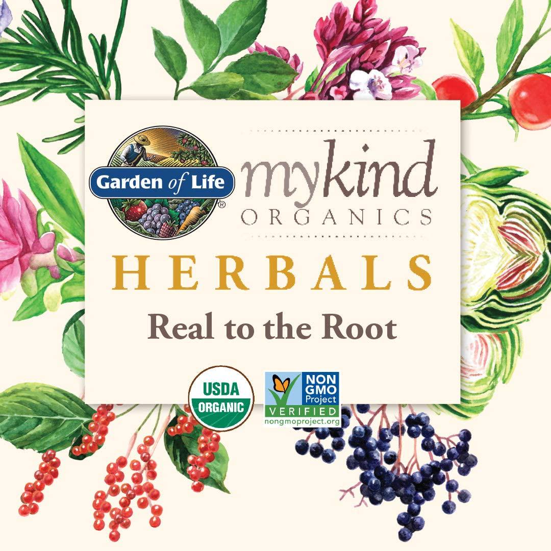 Garden of Life mykind Organics Extra Strength Turmeric Inflammatory Response 120 Tablets-100mg Curcumin (95% Curcuminoids) Black Pepper, Probiotics, Organic Non-GMO Vegan Gluten Free Herbal Supplemen