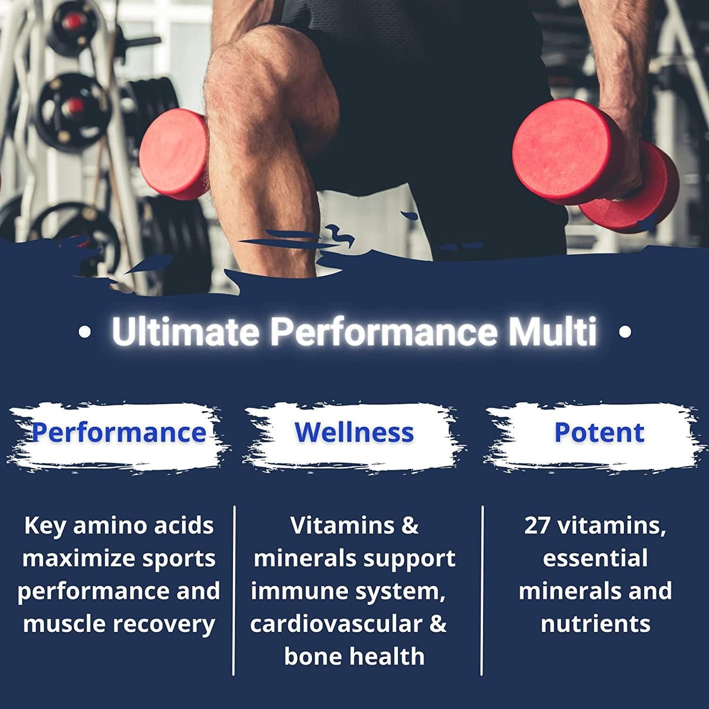 Gaspari Nutrition Anavite - Sports Multi-Vitamin with Amino Acids, Beta-Alanine and L-Carnitine, Enhanced Performance and Recovery, 180 Tablets