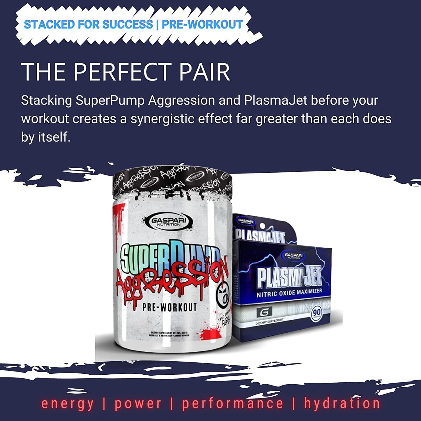 Gaspari Nutrition SuperPump Aggression Pre-Workout: Energy, Focus, Endurance and Recovery, with Creatine and Caffeine - Fruit Punch Fury, 25 Servings