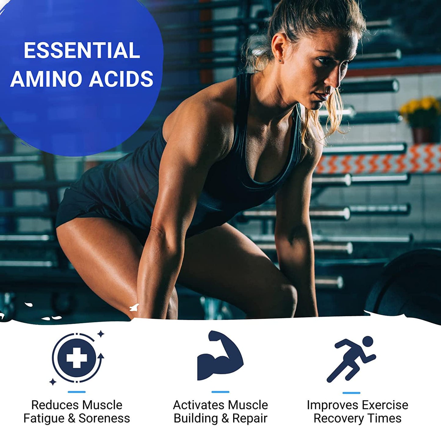 Gaspari Nutritions Proven EAAs with 9 Essential Amino Acids Powder, Acai Blueberry, 390 grams