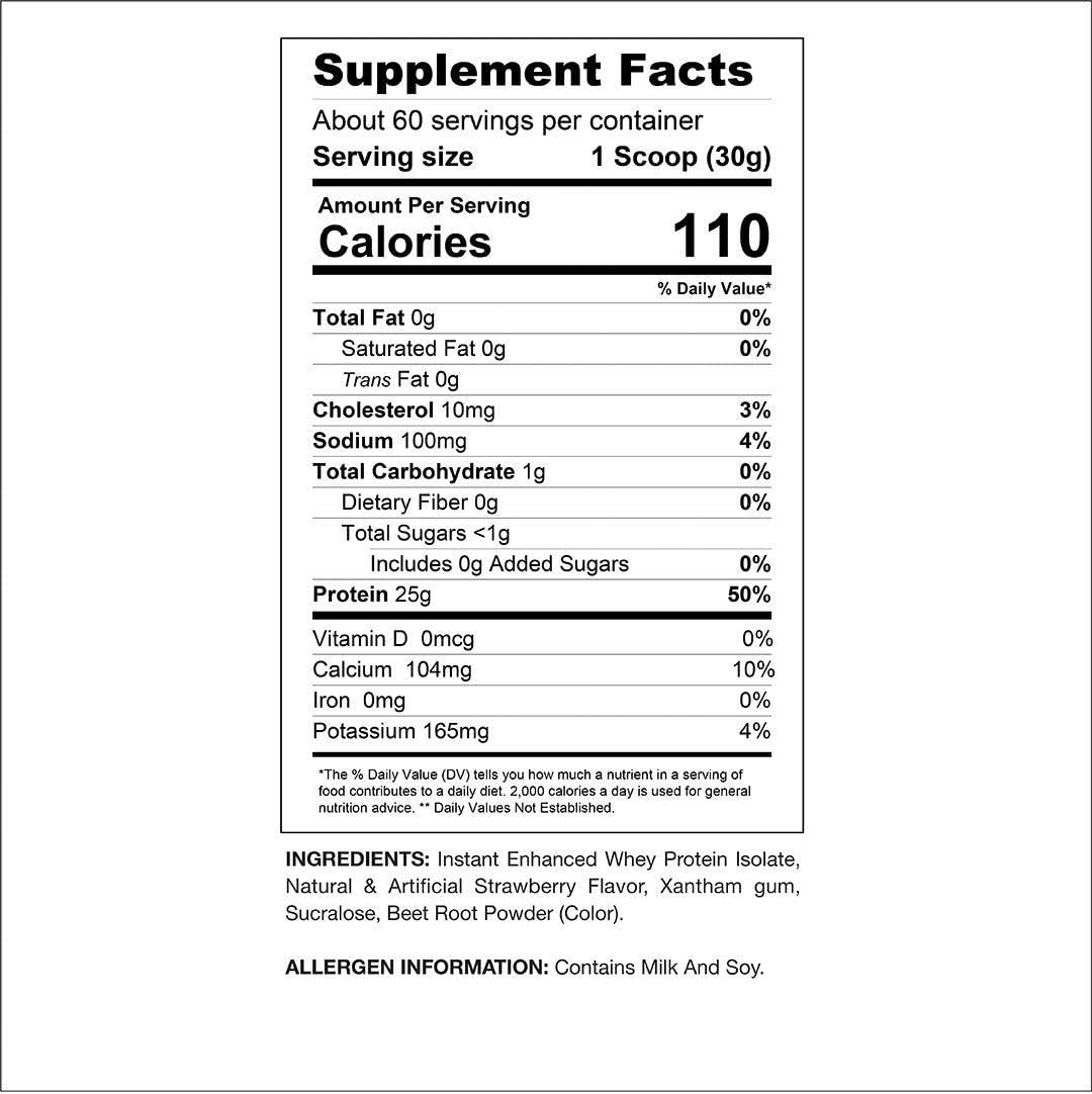 Gaspari Nutritions Proven Whey Isolate, Vanilla Ice Cream, 1.8 kilograms