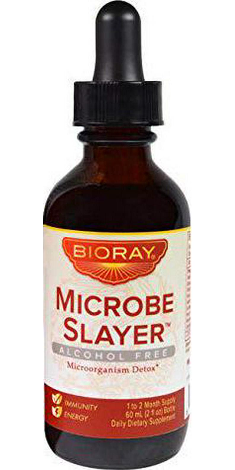Gastrointestinal Cleanse Herbal Supplement by Bioray | Microbe Slayer Promotes Balance of Intestinal Microbes, Nourishes the Liver and more | 2 fl oz