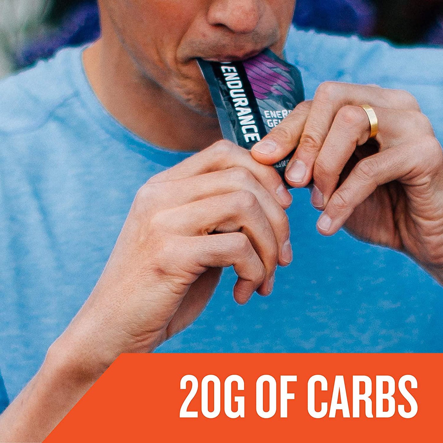 Gatorade 128542 Endurance Energy Gel, Blackberry, 21 Pack, 1.3 oz Pouches