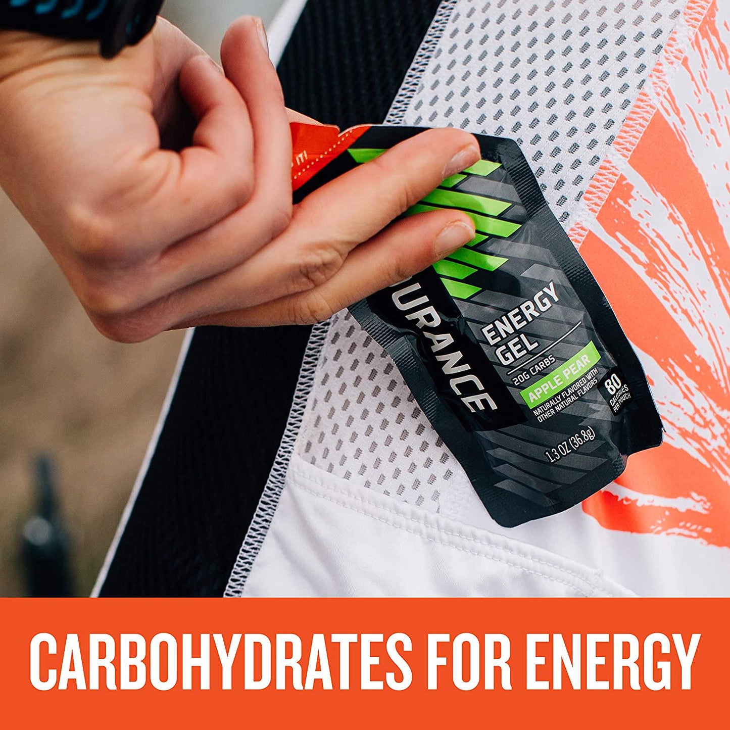 Gatorade Endurance Energy Gel, Apple Pear, 21 Pack, 1.3 oz Pouches