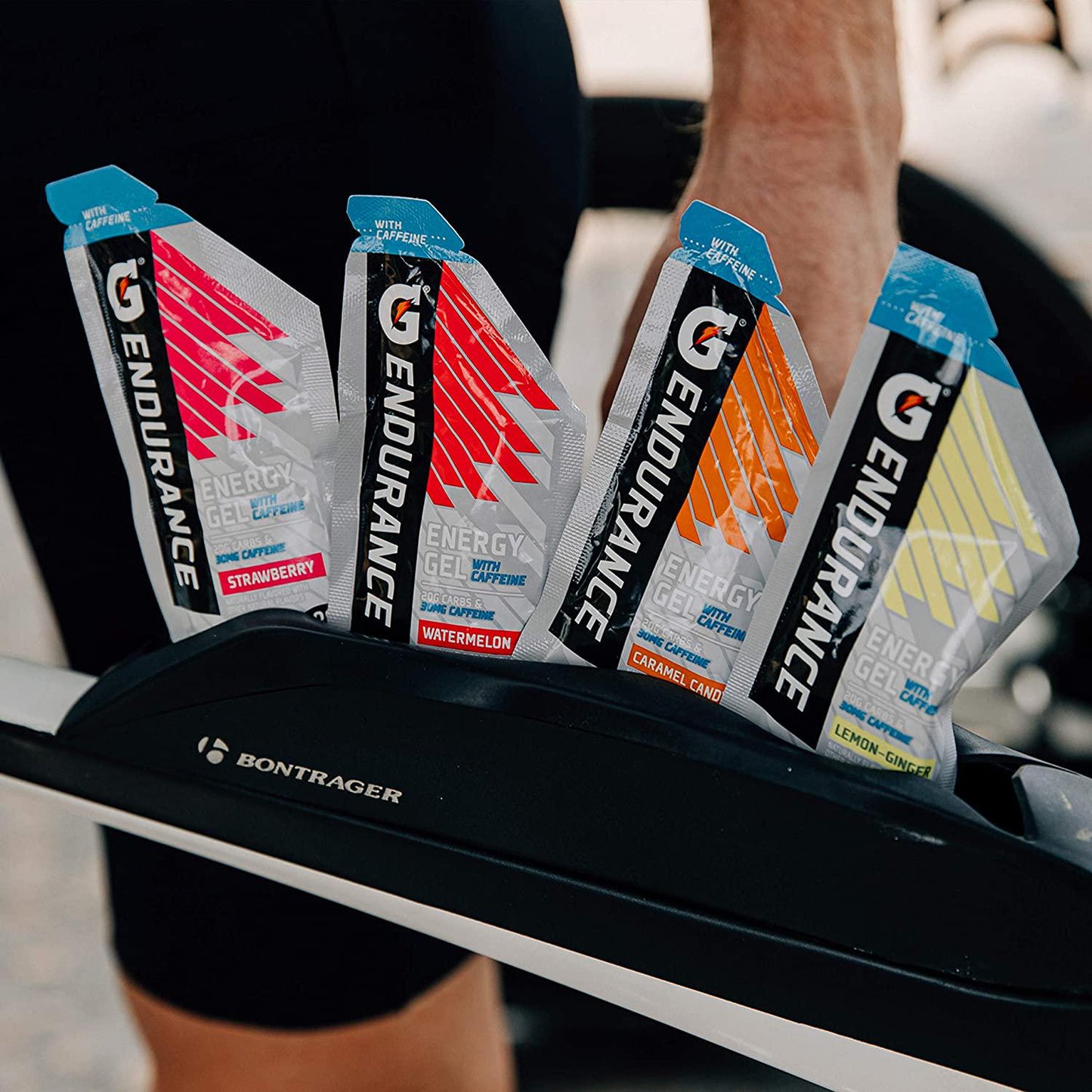 Gatorade Endurance Energy Gel with Caffeine, Strawberry, 1.3oz Pouches (Pack of 21)