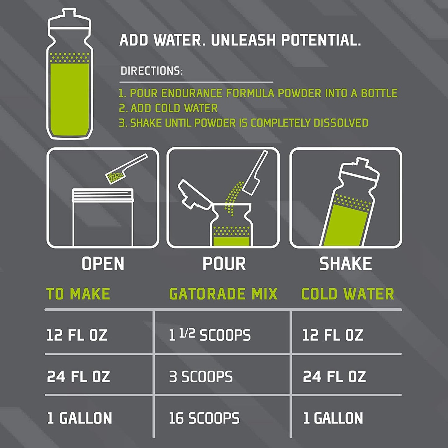 Gatorade Endurance Formula Powder, Lemon Lime, 32 Ounce (Pack of 1)