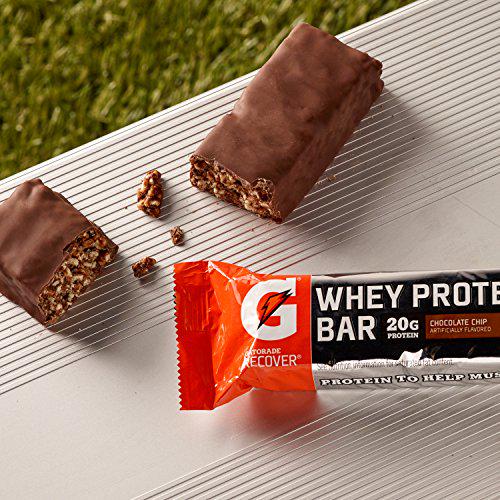 Gatorade Whey Protein Bars, Variety Pack, 2.8 oz bars (Pack of 18) and Whey Protein Recover Bars, S'mores, 2.8 ounce bars (12 Pack)
