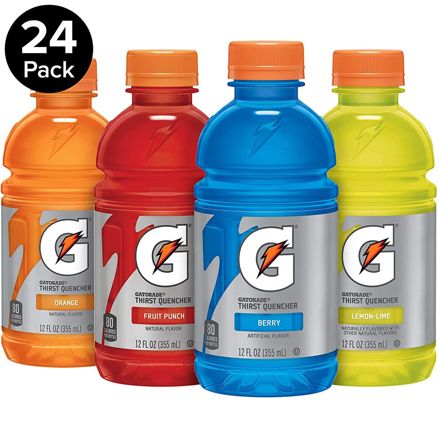 Gatorade Whey Protein Recover Bars, Chocolate Chip, 2.8 ounce bars (12 Count) and Classic Thirst Quencher, Variety Pack, 12 Ounce Bottles (Pack of 24)