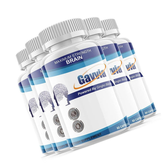 Gavvia Brain Nootropic Supplement Pills for Focus (5 Pack)
