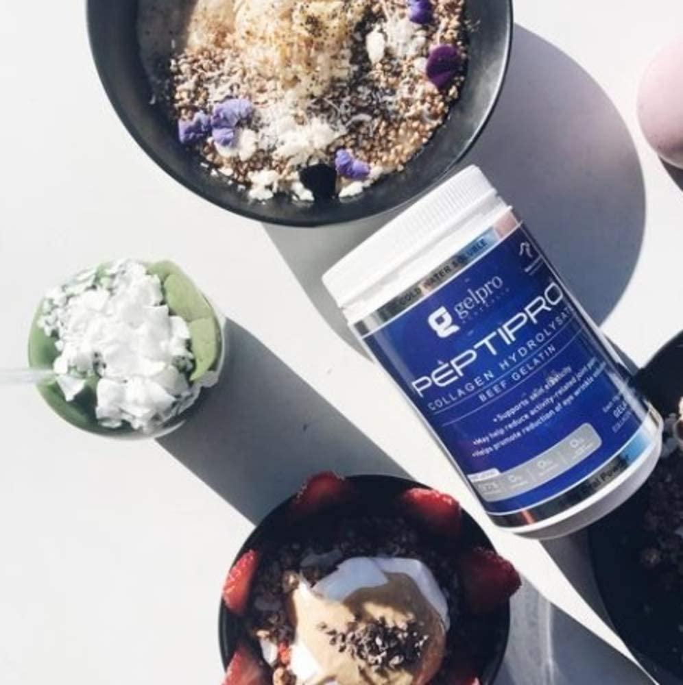 Gel Pro – Peptipro Collagen Hydrolysate Powder – Premium Pure Grass Fed Beef Gelatin Protein Powder - Promotes Healthier Skin, Joints, Bones, Stronger Hair and Nails - Anti-Aging Formula – Joint Relief