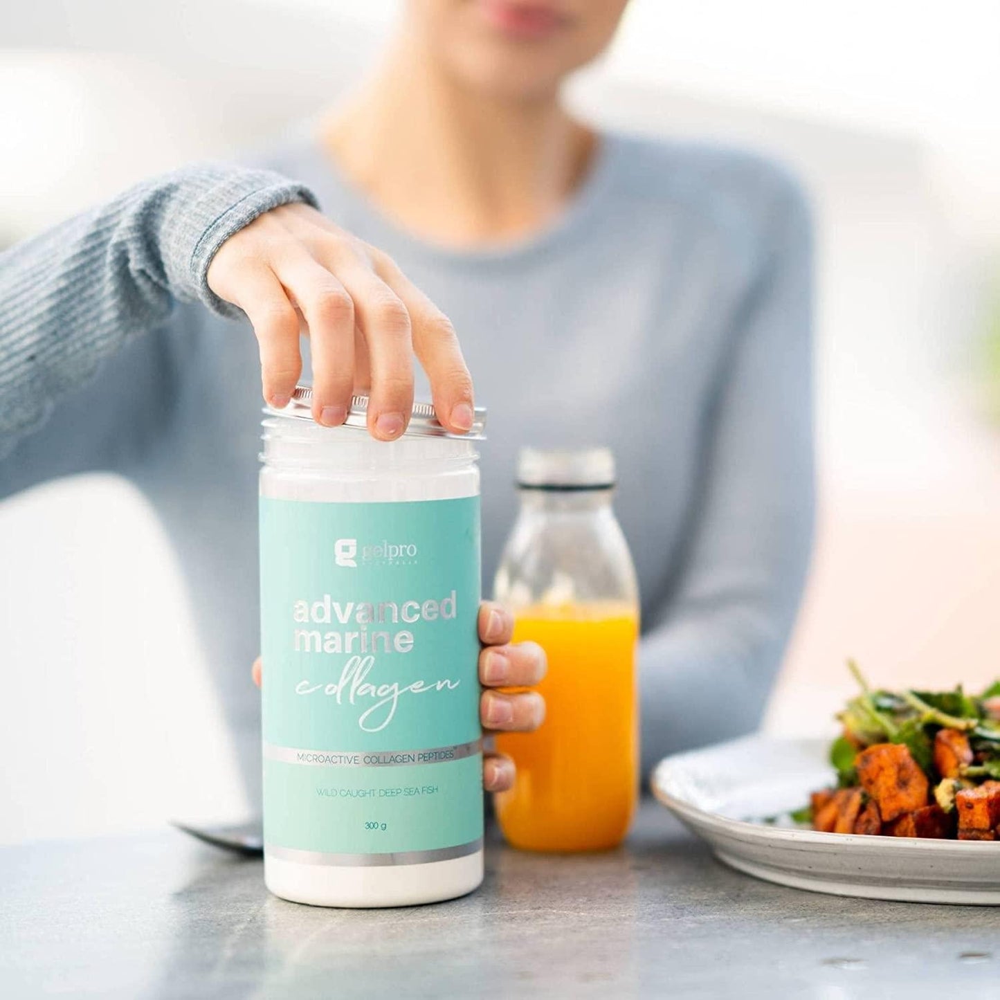 Gelpro - Advanced Marine Collagen Peptides Powder | From Wild-Caught Cod Skin | Supports Healthy Skin, Hair, Joints and Bones | Paleo Friendly