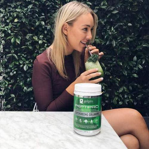 Gelpro | Peptipro Collagen Hydrolysate - Organic SuperGreens 300grams