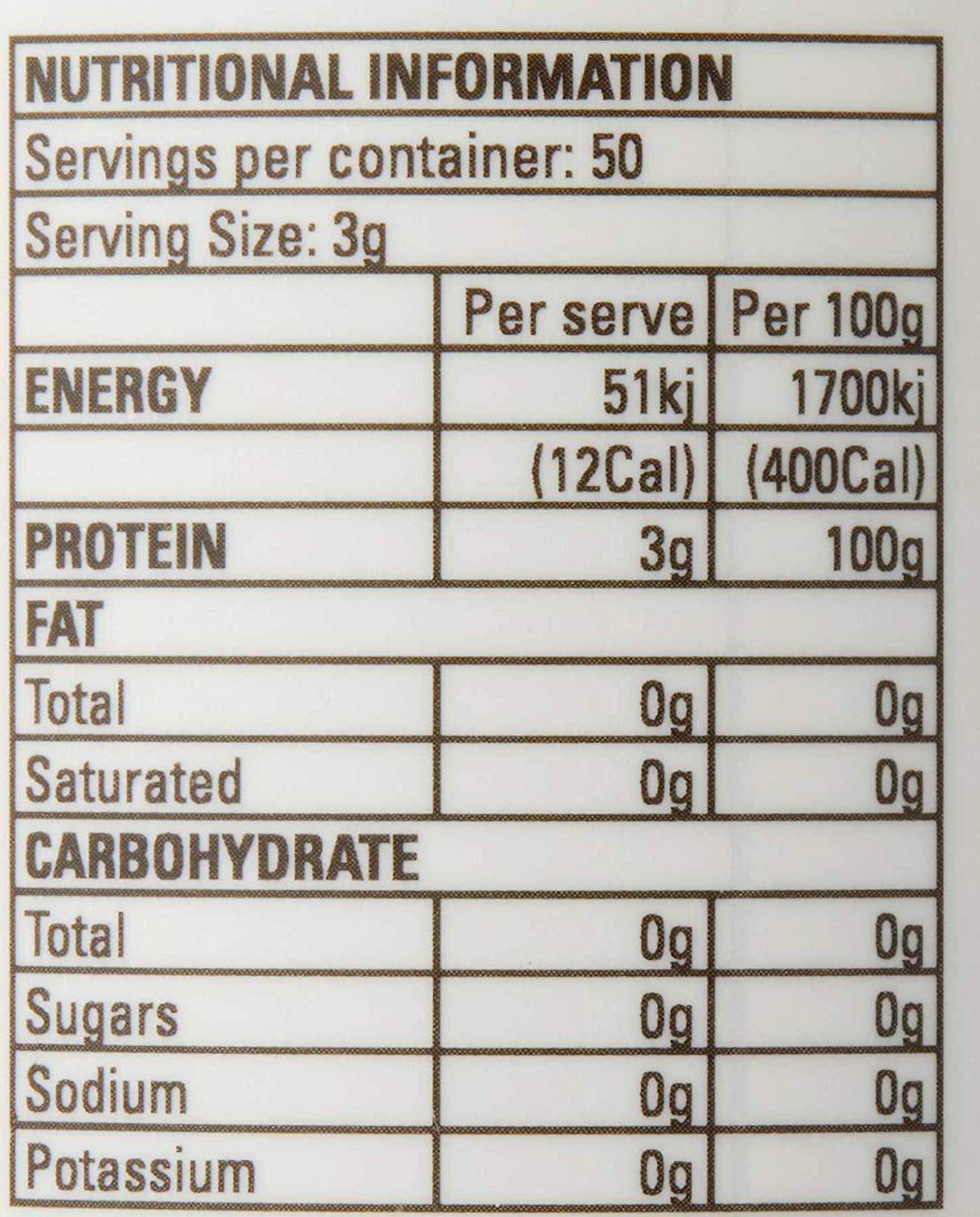 Gen-Tec Nutrition BCAA Powder, 150 Grams