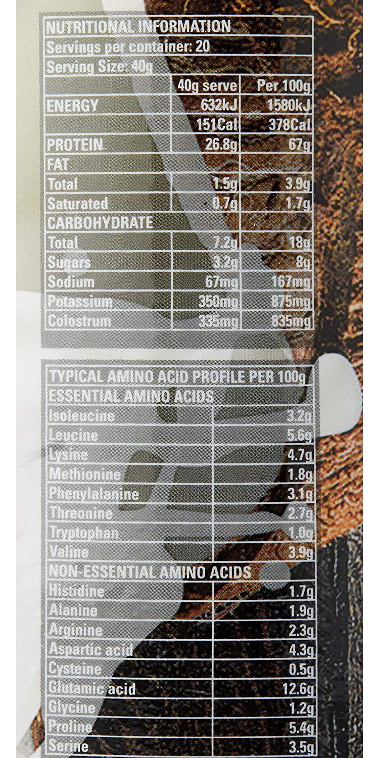 Gen-Tec Nutrition Casein Custard Coconut Powder, 800 Grams