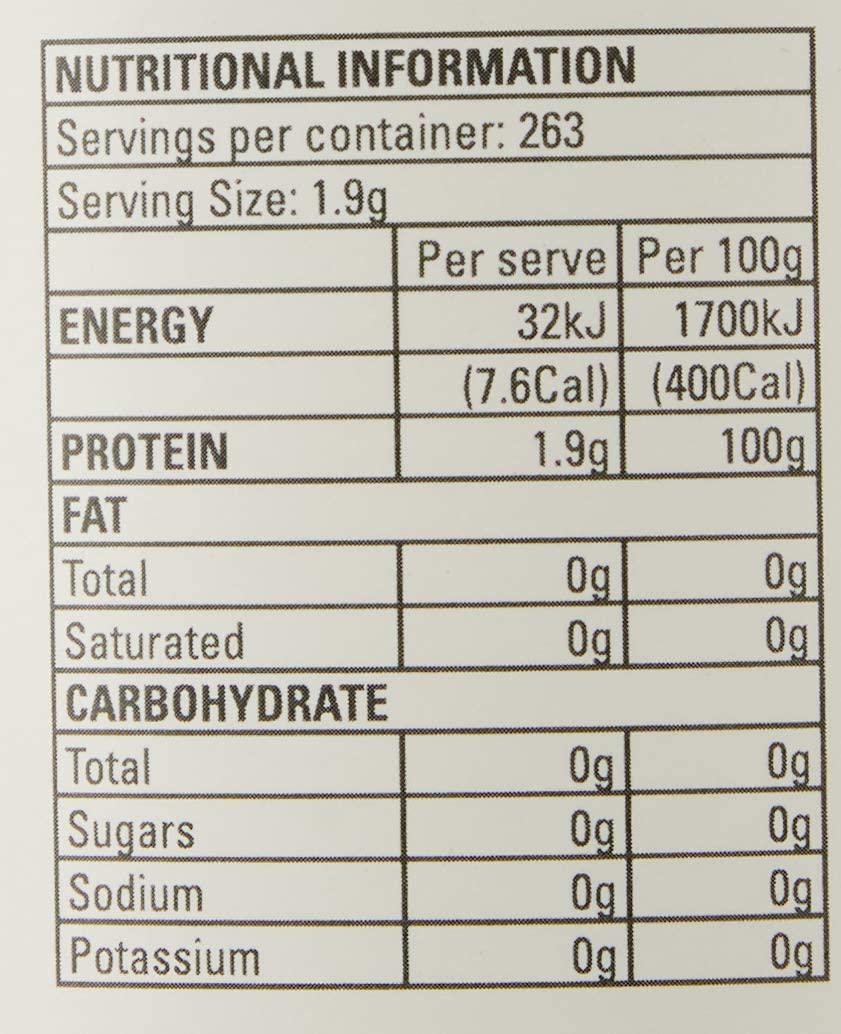 Gen-Tec Nutrition Glutamine Powder, 500 Grams