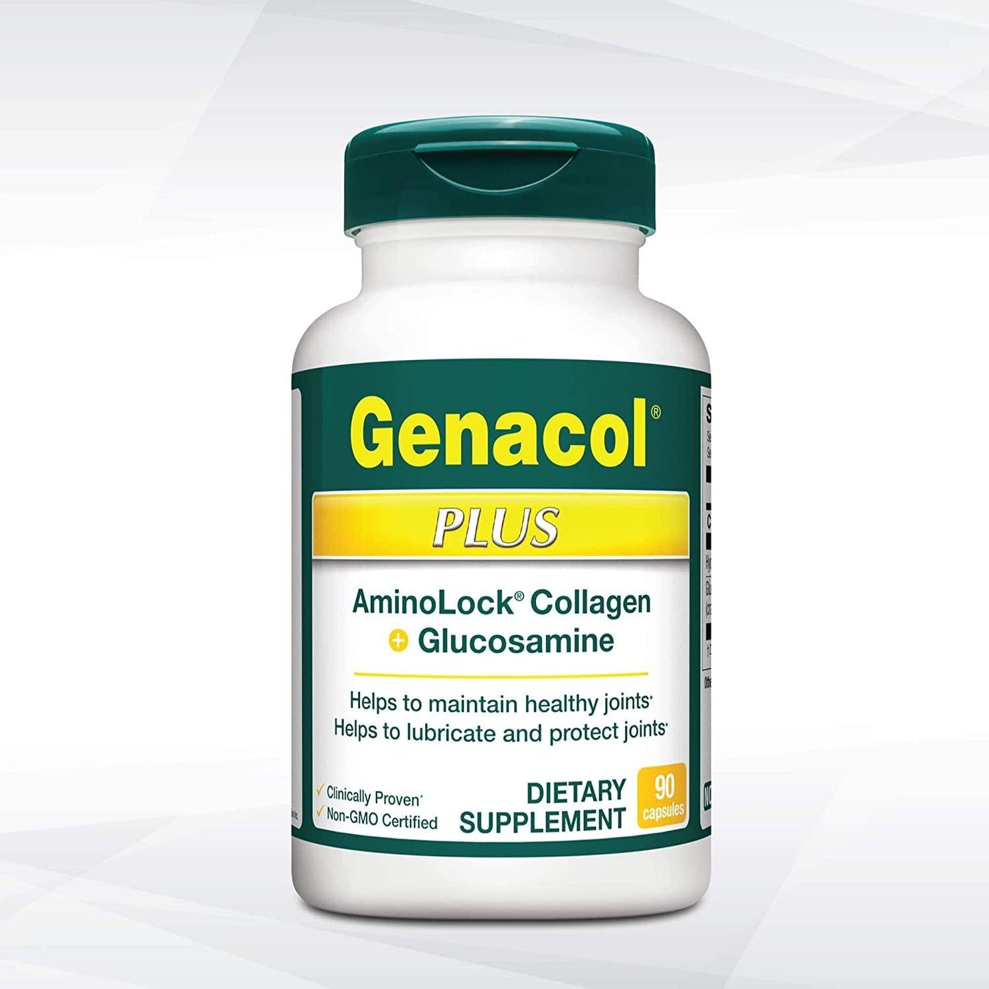 Genacol - AminoLock Collagen Plus with Added Glucosamine - 90 Capsules