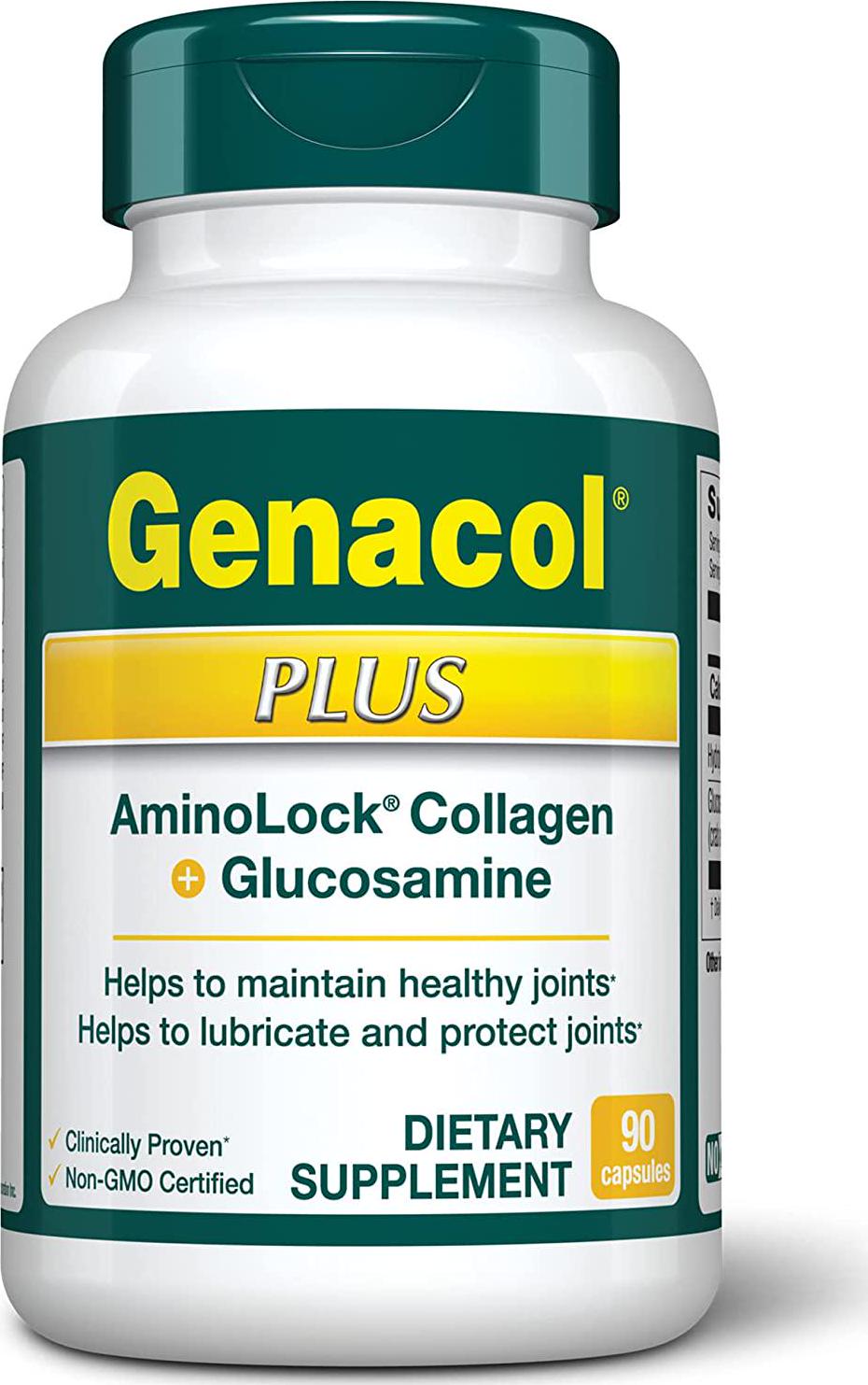 Genacol - AminoLock Collagen Plus with Added Glucosamine - 90 Capsules