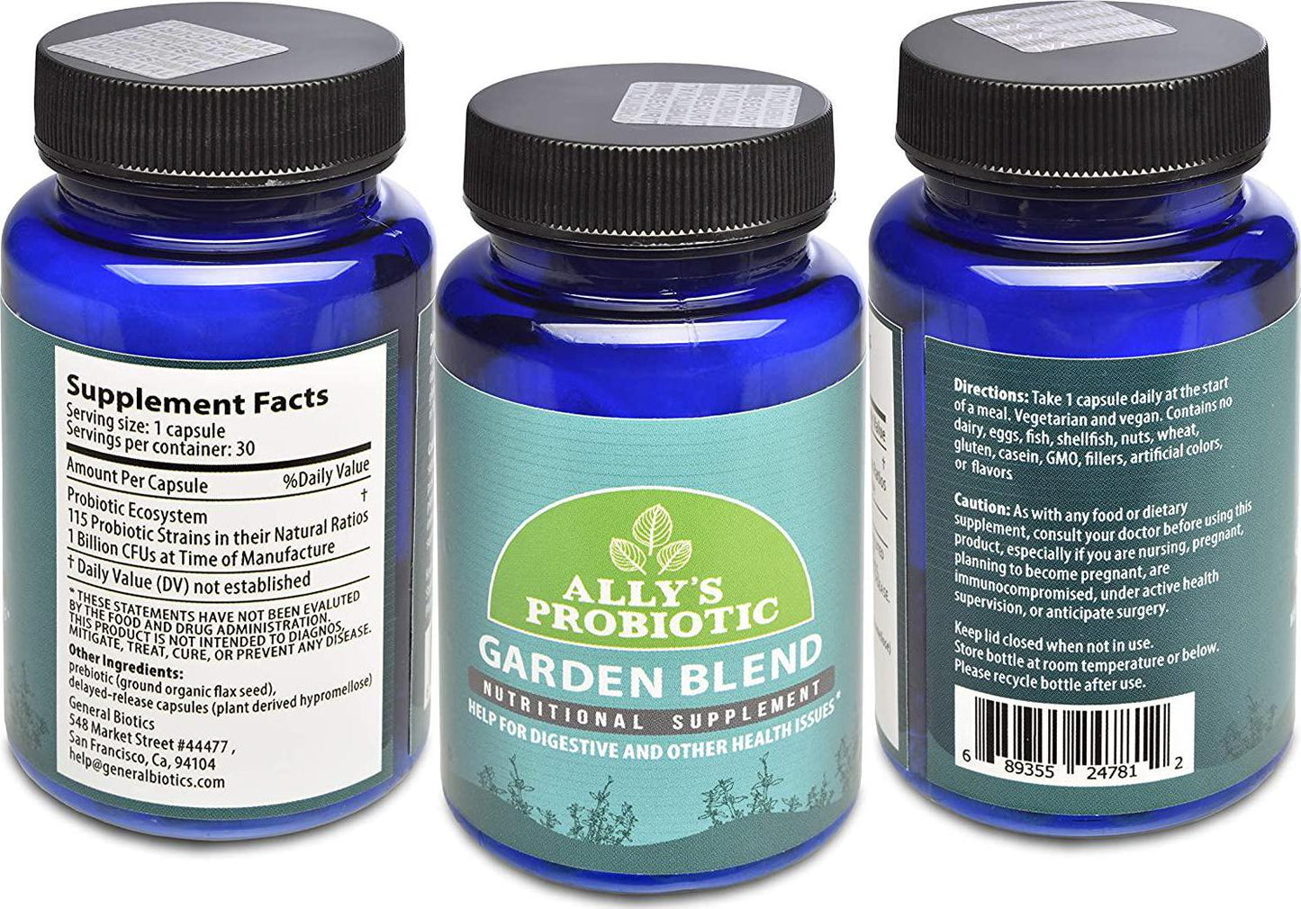General Biotics Ally's Probiotic Garden Blend Nutritional Supplement