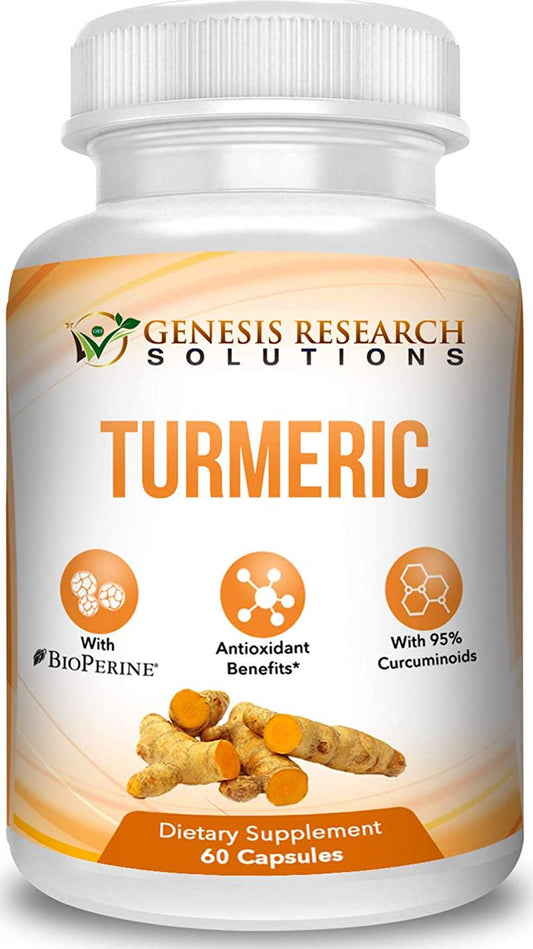 Genesis Research Solutions Turmeric Curcumin (1 Month Supply)