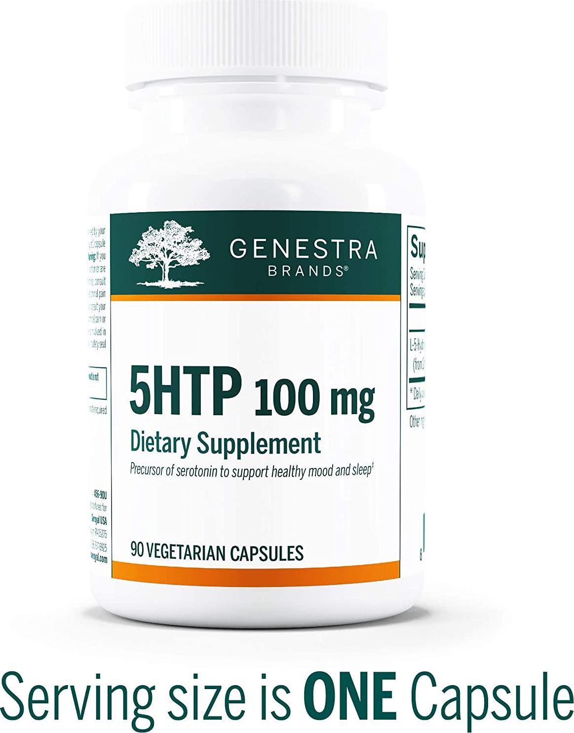 Genestra Brands 5HTP 100 mg | Support for Sleep and Mental Balance | 90 Capsules