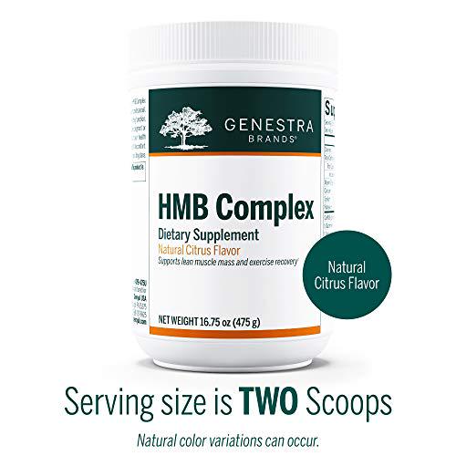 Genestra Brands HMB Complex | Amino Acid Powder Supplement | 16.75 Ounces | Natural Citrus Flavor
