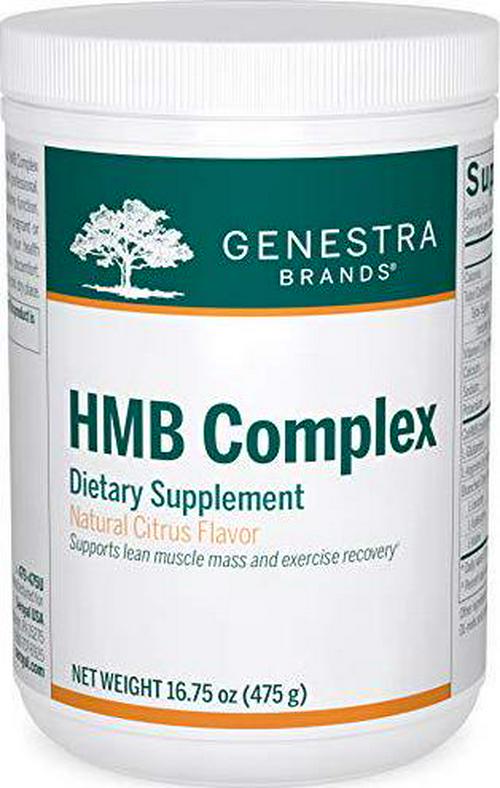 Genestra Brands HMB Complex | Amino Acid Powder Supplement | 16.75 Ounces | Natural Citrus Flavor