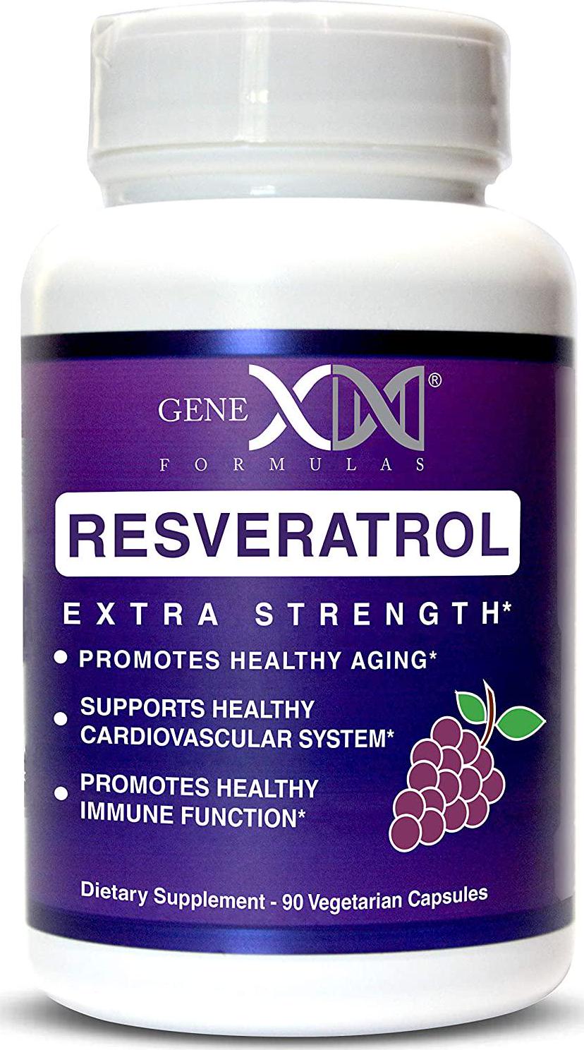 Genex NMN, Resveratrol and Berberine Power Pack - Nicotinamide Mononucleotide Direct NAD+ Supplement (2X 125mg Capsules 60ct) Resveratrol 1500mg (x3 500mg Capsules 90ct) Berberine (500mg Capsules 90ct)