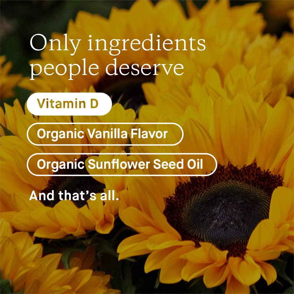 Genexa Vitamin D3 Drops for Infants | Certified Organic, Non-gmo, Kosher, pediatrician recommended | Promotes Healthy Growth and Bone Development | 270 Servings (3 Pack)