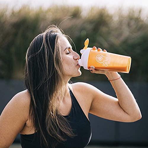 Genius BCAA Powder Nootropic Amino Acids and Muscle Recovery Drink | Natural Vegan Energy BCAAs for Women and Men (Pre, Intra and Post Workout) | Natural Brain Boost and Focus Supplement, Grape Limeade,290g