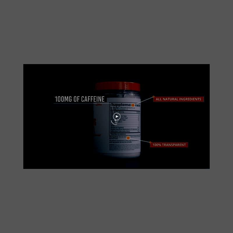 Genius Bcaa Powder with Focus and Energy Multiuse Natural Vegan Preworkout Bcaas for Mental Clarity and Faster Muscle Recovery, Orange, 21sv, 286g