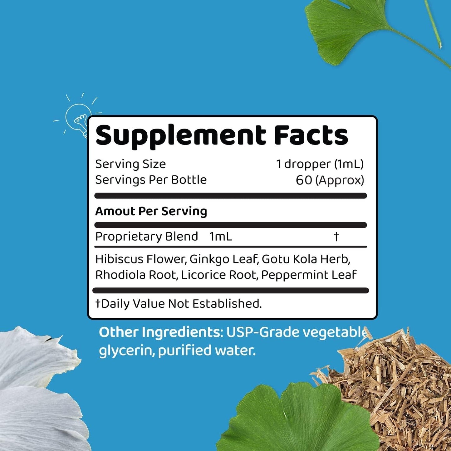 Genius Drops Focus Supplement for Kids, Supports Healthy Brain Function to Improve Concentration and Attention for School, Natural Calming Supplement, 2 oz