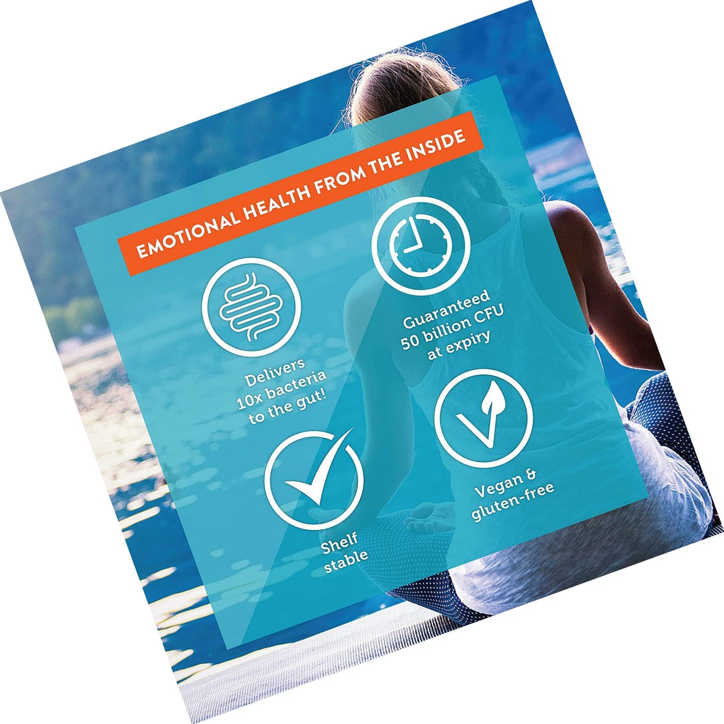 Genuine Health - Advanced Gut Health Probiotic Women's Mood 50 Billion CFU - 30 Vegan Caps