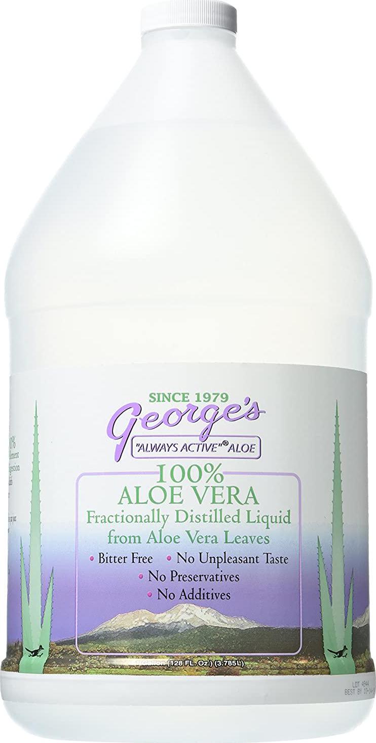 George's Aloe Vera Liquid Supplement, 128 oz