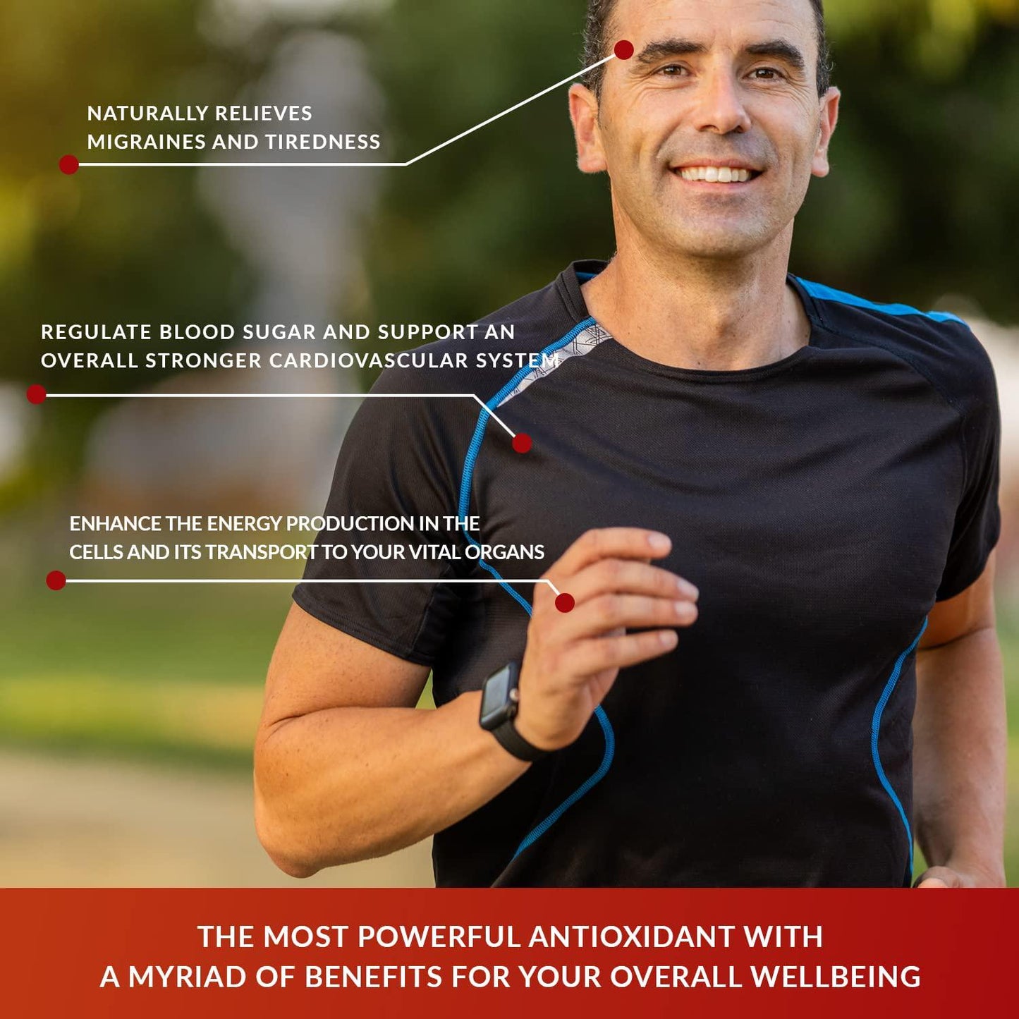 GeriCare COQ10 Supplement, High Absorption 100mg Vegan CoQ10 Coenzyme Softgels for Men and Women- Strong Antioxidant Supplement for Heart Health Support and Energy Production, 120 Count (2 Pack)