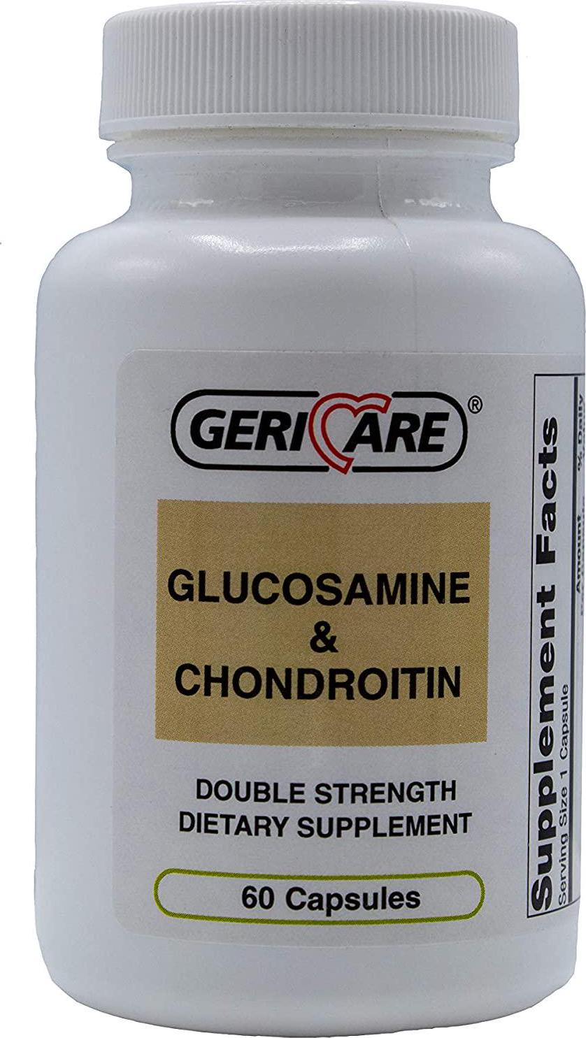 GeriCare Glucosamine and Chondroitin, Joint Support Supplement (60 Capsules per Bottle)