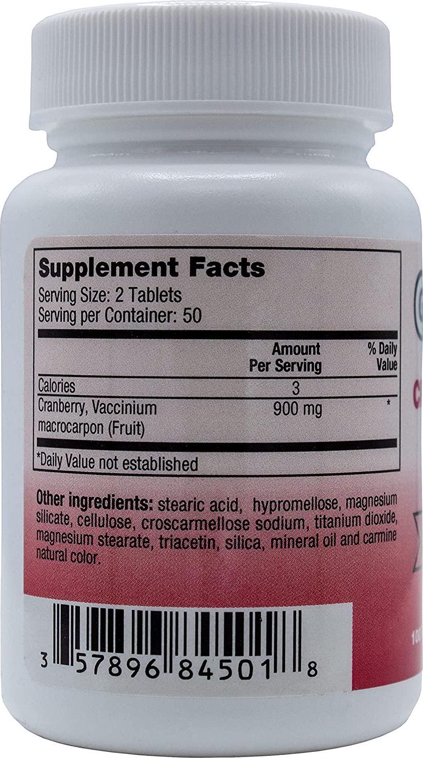 Geri Care Cranberry Pills 450MG 100Count ( Helps you Fight off Urinary Tract Infections)