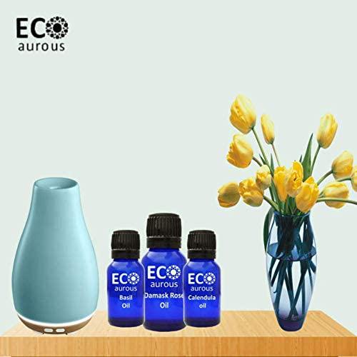 German Blue Chamomile Oil (Matricaria chamomilla) 100% Natural, Organic, Vegan and Cruelty Free Blue Chamomile Essential Oil | Pure Blue Chamomile Oil By Eco Aurous