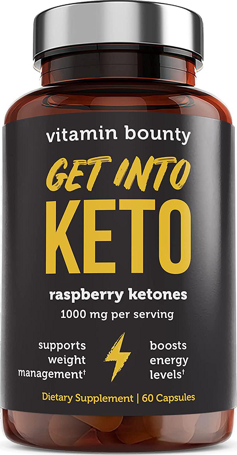 Get Into Keto Premium Ketones, Keto Pills, Supports Ketosis, Made in USA - Vitamin Bounty