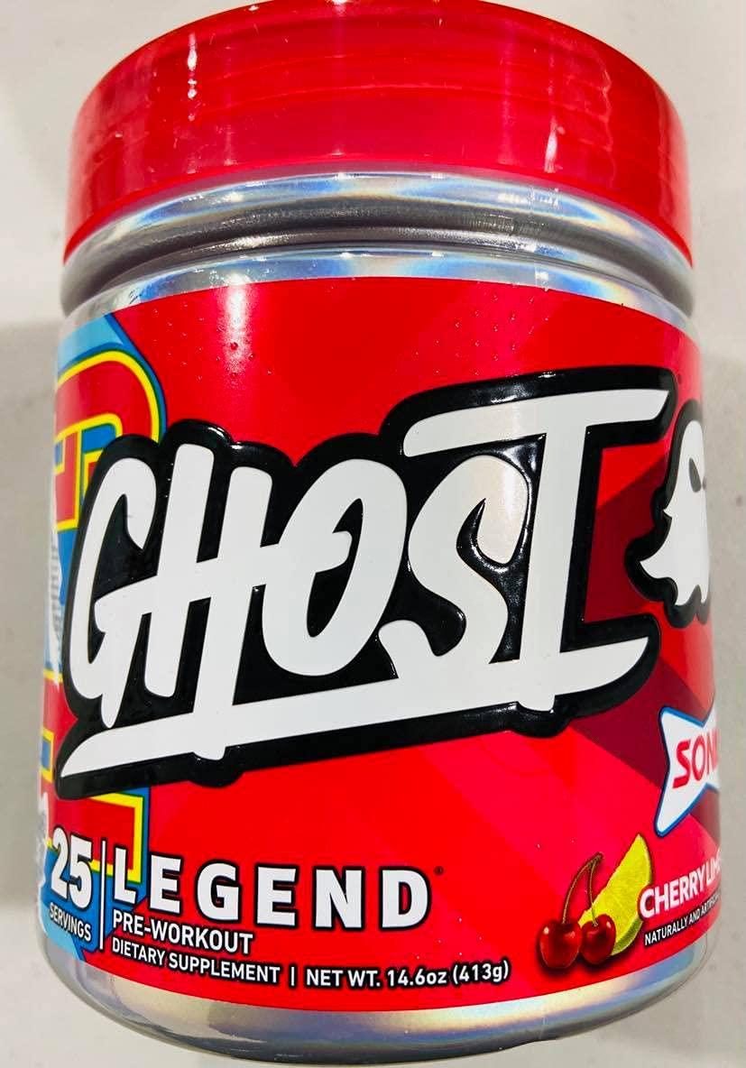 Ghost Legend v2 25 Servings Pre Workout Supplement - Sonic Cherry Limeade Flavor - 1 Container