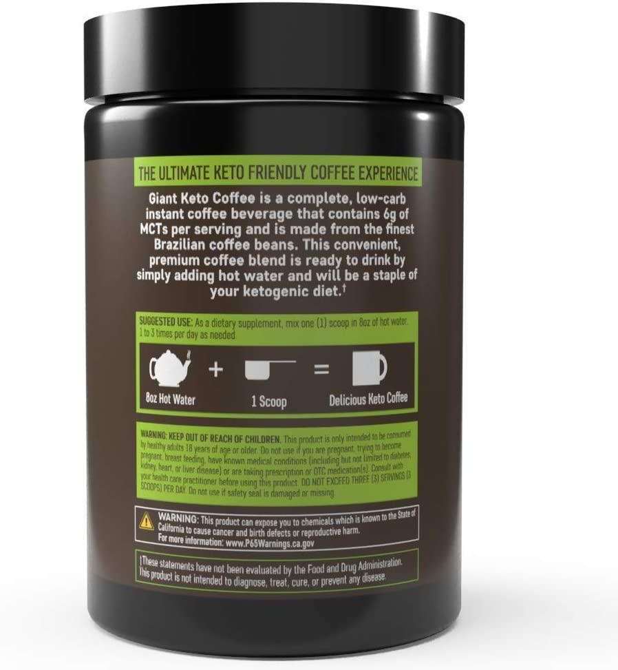 Giant Sports Keto Cheesecake and Keto Coffee