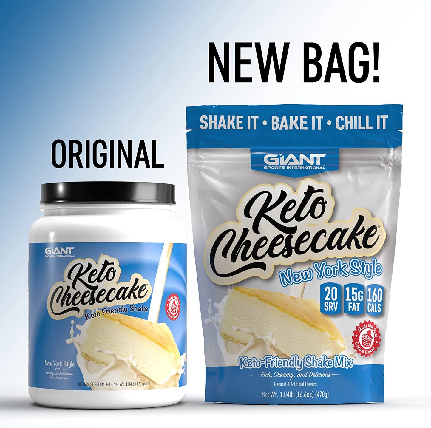 Giant Sports Keto Cheesecake and Keto Coffee