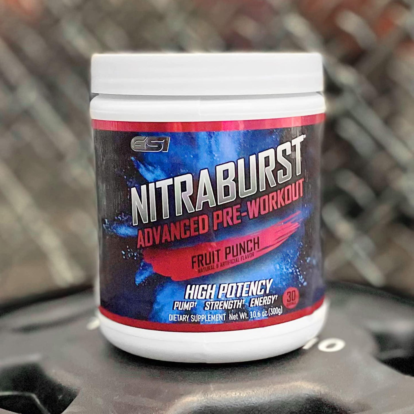 Giant Sports Nitraburst Pre Workout Powder, Increase Blood Flow, Boosts Strength and Energy, Improve Exercise Performance, Creatine Free (Fruit Punch, 30 Servings)