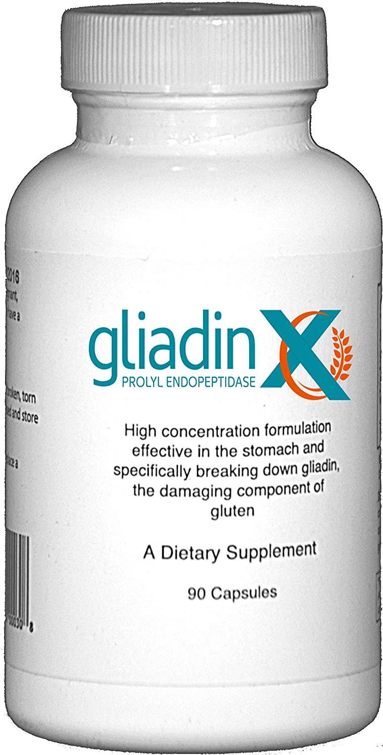 GliadinX - 90 Capsules - Scientifically Proven to Break Down Gluten - Contains Highest Concentration of Active Ingredients
