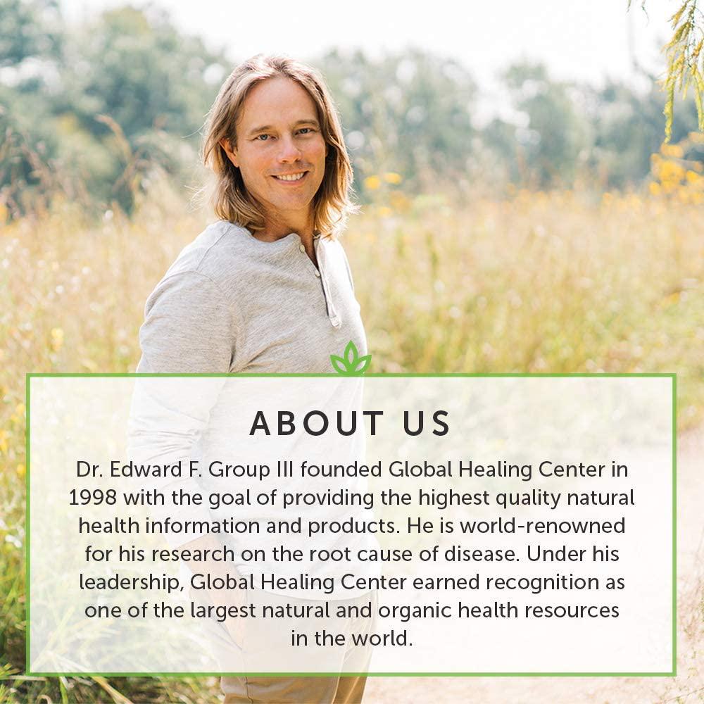 Global Healing Aloe Fuzion Bio-Active Organic Aloe Vera Leaf Supplement - 200x Concentrate Formula with Highest Concentration of Acemannan - Aloin-Free - Gut Health and Immune Support - 60 Capsules