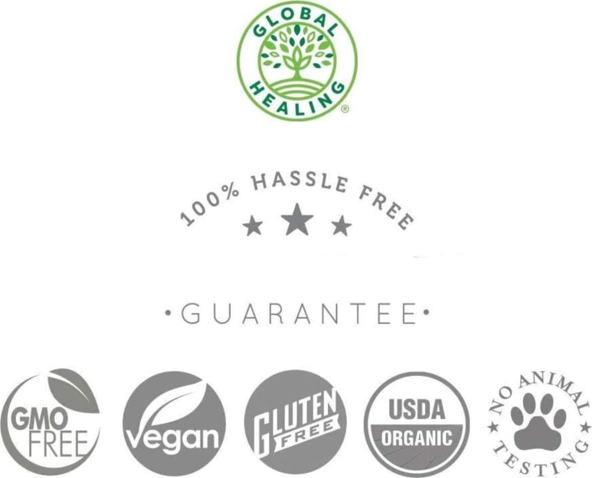 Global Healing Center Oxy-Powder Colon Cleanse Detox - Oxygen Based Safe and Natural Intestinal Cleanser 120 Capsule (2-Pack)