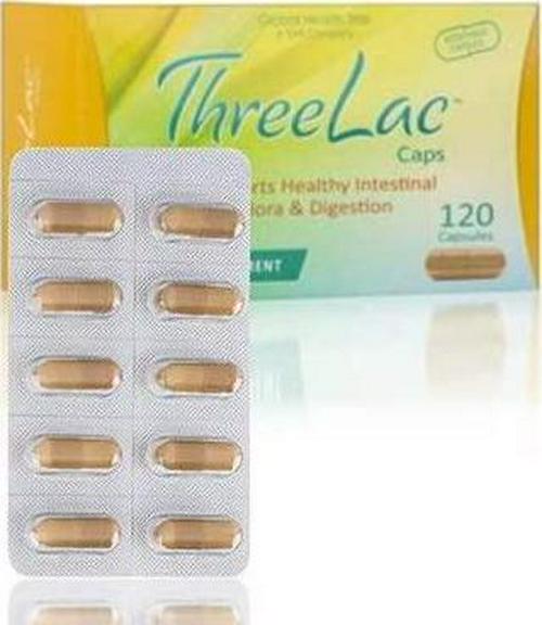 Global Health Trax Threelac Probiotic 120ct Capsules (4 Bottle) Promote a Healthy Immune System