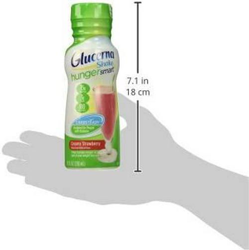 Glucerna Hungersmart Shake, Strawberry, 6 Count