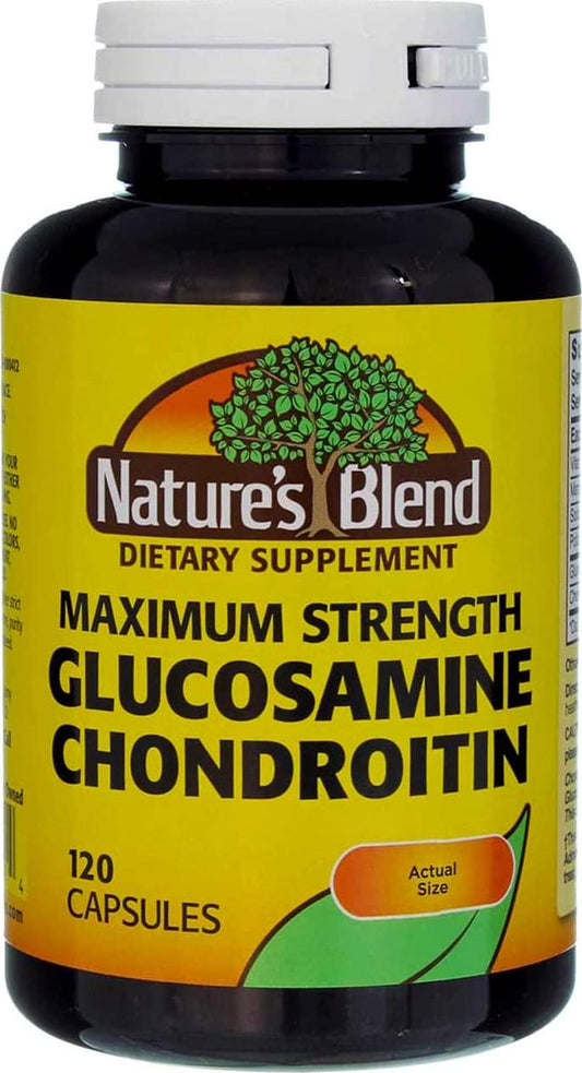 Glucosamine Chondroitin Maximum Strength 120 Capsules by Nature's Blend